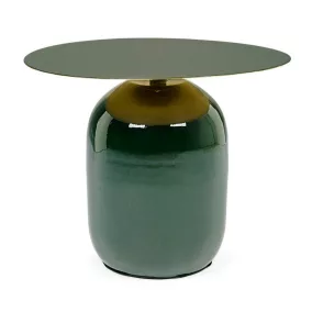 Bizzotto Nalima 50 dohányzóasztal emaliozott acél zöld