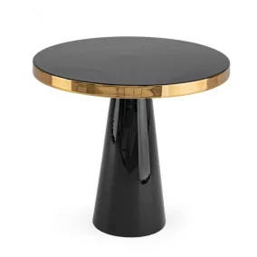 Bizzotto Nandika Glamour Dohányzóasztal Fekete-Arany