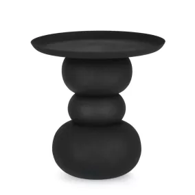   Bizzotto ALPA 41 Organikus Dohányzóasztal Fekete Matt Acél