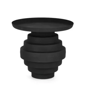 Bizzotto AMBA Geometrikus Dohányzóasztal Fekete Acél