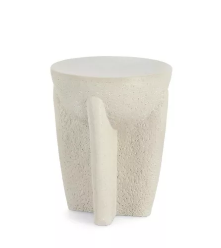 Bizzotto Caesar Dohányzóasztal Magnézium Fehér Texturált