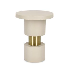 BIZZOTTO Mitul Fog Glamour Dohányzóasztal Bézs/Arany