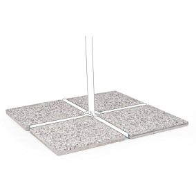   Bizzotto INES Napernyő Nehezék Szett Beton Szürke-Bézs 4x20kg