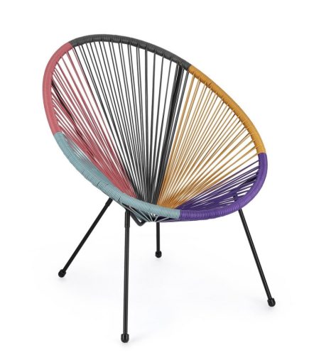Bizzotto Parker Többszínű Kerti Fonott Szék