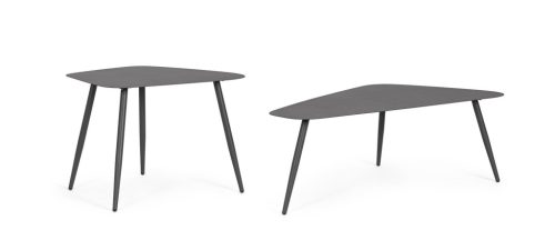 Bizzotto Yvonne Flared Kerti Asztalszett Acél Antracit