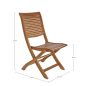 Bizzotto Noemi Összecsukható Akácfa Kerti Szék Natúr