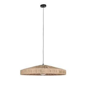 Bizzotto Kanda 80 Természetes Rafia Függőlámpa Bézs