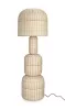 Bizzotto Sikkim Rattán Állólámpa Bézs