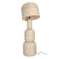 Bizzotto Sikkim Rattán Állólámpa Bézs
