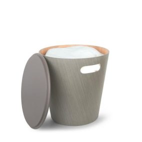 Umbra Woodrow Fa Tárolóasztal Szürke