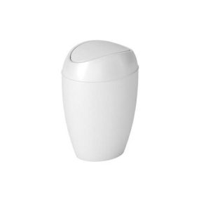Umbra Twirla Műanyag Szemetes Fedéllel Fehér