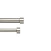 Umbra Cappa Dupla Függönykarnis Ezüst 305-457 cm