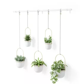 Umbra Triflora 5 Large Függő Virágtartó Fehér/Réz