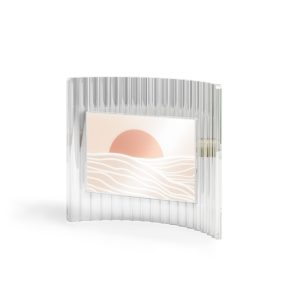 Umbra Ripley Üveg Képkeret 4x6 cm Bordázott