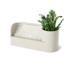 Umbra Stream Bézs USB Vízfontána Növénytartóval