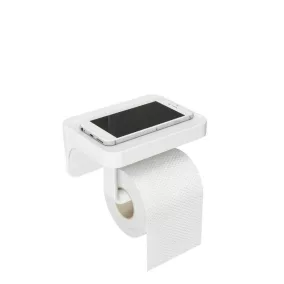 Umbra Flex Fehér WC-papír Tartó Polccal