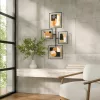 Umbra Flute Wall 4 részes fényképkeret szett fém fekete