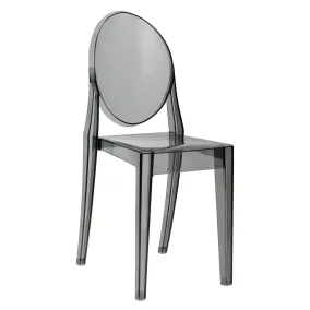 King Home Victoria Füstszínű Polikarbonát Design Szék