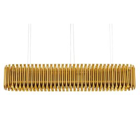   King Home Galliano Long Függőlámpa Sötétarany Alumínium Orgonasípos