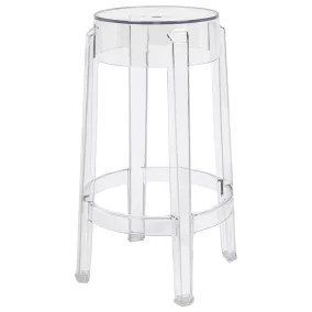 King Home Charles 65 Átlátszó Polikarbonát Bárszék