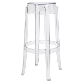 King Home Charles 76 Átlátszó Polikarbonát Bárszék