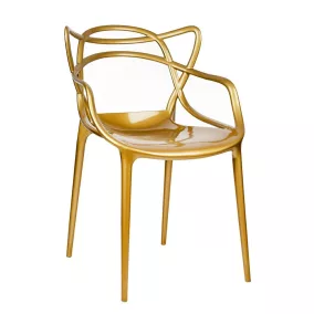 King Home LUXO ABS Arany Dizájner Szék