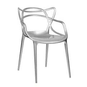 King Home LUXO ABS Ezüst Designer Szék