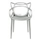 King Home LUXO ABS Ezüst Designer Szék
