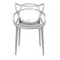 King Home LUXO ABS Ezüst Designer Szék