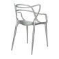 King Home LUXO ABS Ezüst Designer Szék