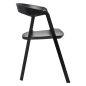 King Home Vibia Polipropilén Karfás Szék Fekete Matt