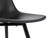 King Home Resol Modern Polipropilén Szék Fekete
