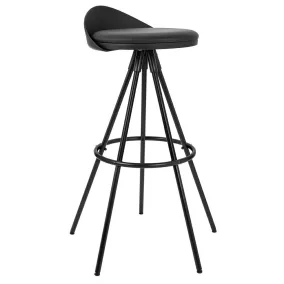 King Home Lanza 76 Bárszék Műbőr Fekete