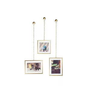 Umbra Fotochain Arany Láncos Képkeret Szett
