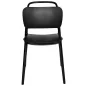 King Home Marie Modern Polipropilén Szék Fekete