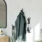 Umbra Buddy Dekoratív Fali Akasztó Fekete