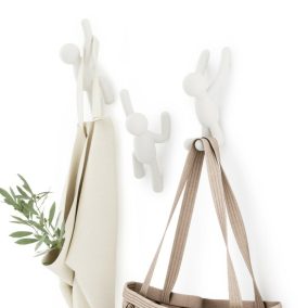 Umbra Buddy Dekoratív Fali Akasztó Fehér