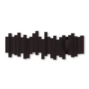 Umbra Sticks Műanyag Fali Fogas Espresso