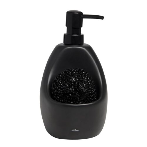 Umbra Joey Kerámia Szappanadagoló Fekete Szivacstartóval