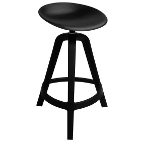 King Home MIRA Forgó Bárszék Polipropilén Fekete