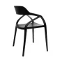 King Home Gloria Polipropilén Szék Fekete Modern