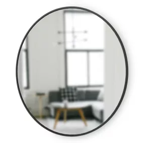 Umbra Hub Kerek Fali Tükör Fekete Gumikeret 94 cm