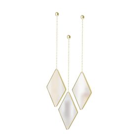 Umbra Dima Diamond Arany Gyémánt Tükör Szett