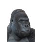 Kare Design XL Gorilla Műanyag Dekoráció Fekete 76cm