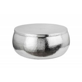   INVICTA dohányzóasztal ORIENT STORAGE - 70cm, alumínium, fém, ezüst