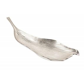 INVICTA LEAF tál 65 cm ezüst - alumínium