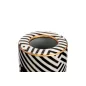   KARE Design Panther Porcelán Díszedény Fekete-Fehér Csíkos Arany Szegéllyel 25cm