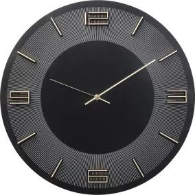 Kare Design Leonardo Falióra MDF Fekete-Arany Retro-Modern