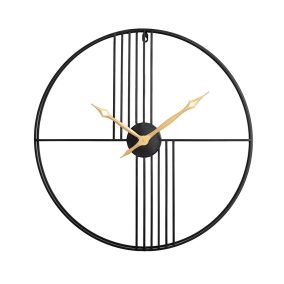 KARE Strings Modern Fali Óra Fekete-Arany