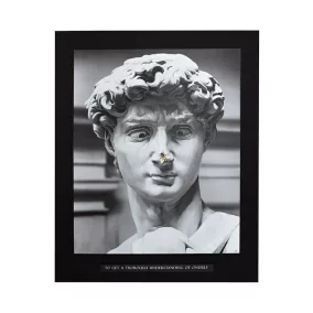  KARE Design Statue Modernista Vászonkép Fekete-Fehér 100x125